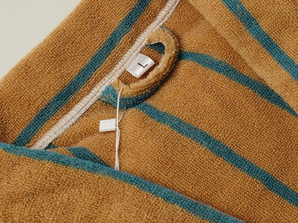 Pure cotton fur ring embroidered cat bathrobe
