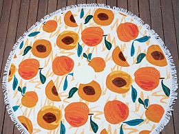 Round beach towel