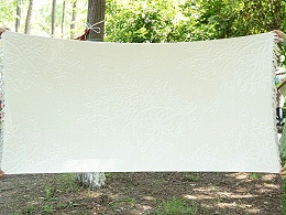 White beach towel