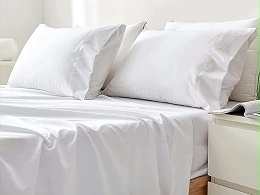 100% pure cotton fabric pure white bedding set
